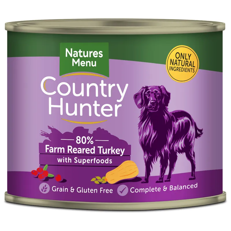 Country Hunter Dog Can Turkey 600g